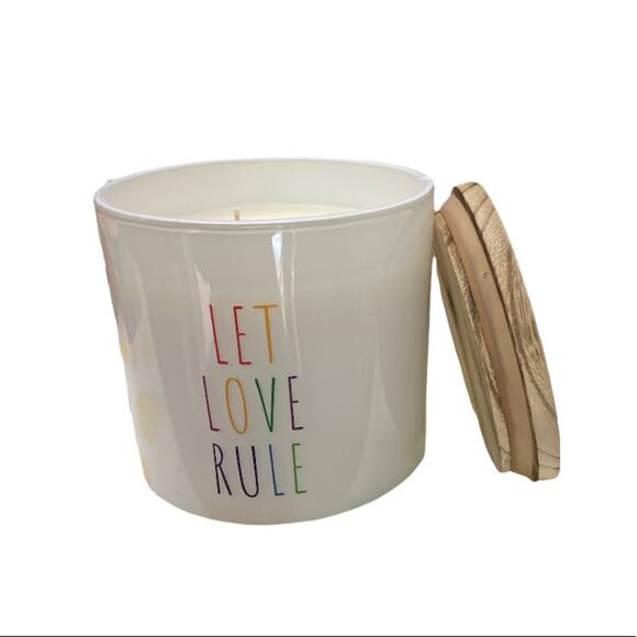 COPY - Pride Let Love Rule 3 Wick Candle - Picture 3 of 6